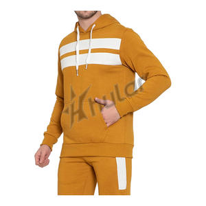 ชุดวอร์มมีฮู้ดสำหรับผู้ชายชุดวอร์มมีฮู้ดสีพื้นสำหรับวิ่งจ๊อกกิ้งฤดูหนาวโลโก้ตามสั่ง - Product Image 2