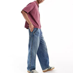 Premium Oversized Crop Boxy Fit Loose Chemises polo pour hommes de grande taille pour hommes T-shirts polo avec logos OEM pour la vente en gros - Product Image 3