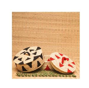 Cesta de hierba Sabai natural hecha a mano para almacenamiento decorativo y organización ecológica del hogar con tejido artesanal rústico duradero - Product Image 3