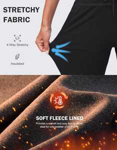 Pantalones de chándal para correr de algodón transpirable de peso pesado para mujer, pantalones de chándal cálidos de invierno de cintura alta con Logo, ropa de calle, estilo informal - Product Image 2