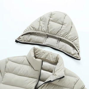 Chaquetas de Invierno de Moda al por Mayor OEM, Logotipo Personalizado, Impermeables, Talla Grande, Chaquetas Acolchadas para Hombre con Cuello Alto y Logotipo Frontal - Product Image 6
