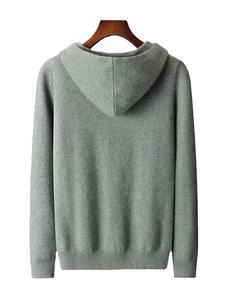 Sudadera con Capucha de Invierno de Algodón de Punto de Estilo Casual Clásico Personalizada de Alta Calidad al por Mayor, Secado Rápido y Ligera para Hombre - Product Image 2