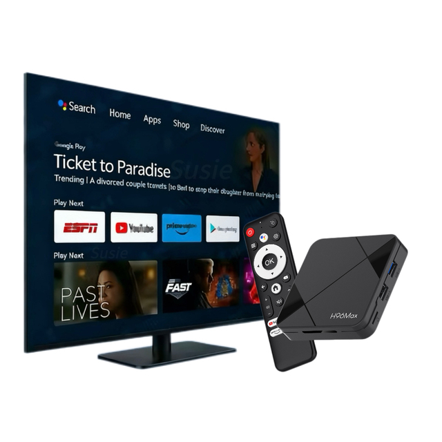 2026 4K Set-top Box H96max RK3518 Android 14 Media Player Dual Band Wifi Supports 4K BT5.4 Streaming TV Box