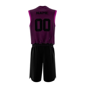 Professional Unisex <b>Basketball</b> Uniform Kit Sublimated Printing | OEM Wholesale Summer <b>Basketball</b> Jersey Shorts Quick Dry - Product Image 2