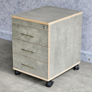 Industrial-Style 3-Drawer Lockable Personal <b>Locker</b> 50x40x50cm Adjustable Plywood Iron Feature for Gym Warehouse Use-TCN68043 - Product Image 2