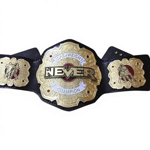 Cinturón de Campeonato de Peso Pesado IWGP de NJPW, Cinturón de Campeonato de Peso Abierto Nunca Abierto - Product Image 1