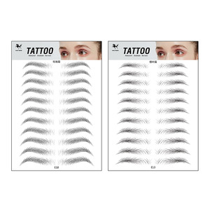 Fábrica al por mayor impermeable ceja <span class=keywords><strong>tatuaje</strong></span> temporal pegatinas Natural pelo-como <span class=keywords><strong>tatuaje</strong></span> <span class=keywords><strong>para</strong></span> mujeres y niñas maquillaje - Product Image 5