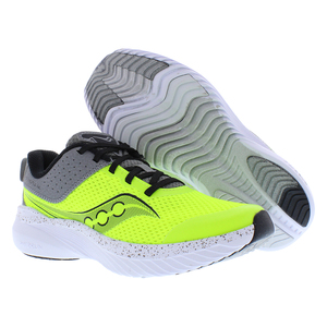 Saucony Kinvara 14ลูกไม้จรดเท้า PS รองเท้าเด็กผู้หญิงสี: Citron/Grey 100% ของแท้ - Product Image 5
