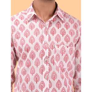 Chemise décontractée en coton imprimé pour homme, manches longues, coupe ajustée, tailles XL à 6XL, tissu popeline respirant, offre ODM - Product Image 2