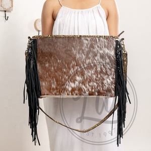 Arrivée Vintage élégant fait à la main Turquoise en cuir repoussé sac fourre-tout à la mode de haute qualité marron repoussé femmes sacs à provisions - Product Image 1