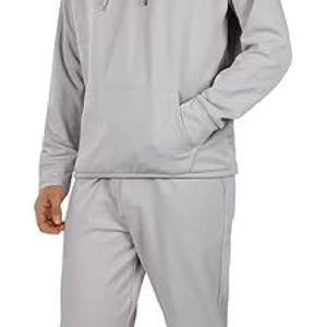 Survêtement personnalisé en molleton 100% coton pour homme, à capuche, uni, lourd, pour l'hiver - Product Image 5