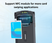 UROVO Android 16 DT50 Pro, Computadora Inteligente Industrial Portátil de 5.7 Pulgadas con Escáner de Código de Barras, 4GB/8GB, 64GB/128GB