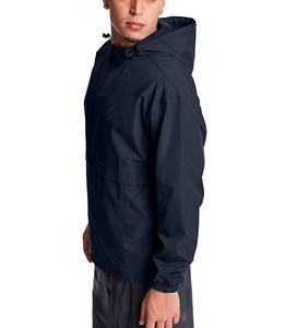 Haute qualité hommes personnalisé fermeture à glissière coupe-vent veste printemps automne imperméable léger Streetwear décontracté coupe-vent - Product Image 2