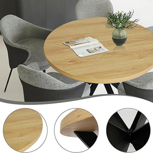 Juego de Comedor Moderno de Madera para Apartamento con Sillas Cómodas y Duraderas para Muebles del Hogar - Product Image 4
