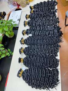 Viet Nam Cheveux Humains 100% Vierges Remy Lâche Bouclés Bande-dans L'extension de Cheveux de luxe double dessiné de haute qualité - Product Image 5