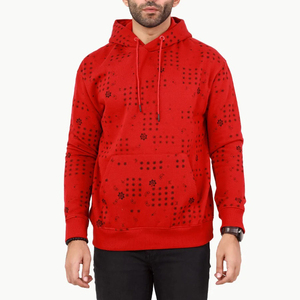 Sudadera con capucha de gran tamaño Premium para hombres Fabricantes Peso pesado Algodón suave Impresión digital de invierno Comodidad elegante - Product Image 1