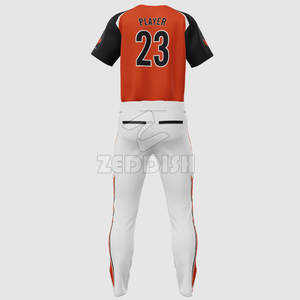 Nueva moda 2025 Uniforme de béisbol para hombres Conjunto transpirable Ropa de equipo de bajo precio - Product Image 4