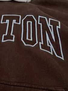 Ropa de invierno informal para hombre Baggy Fit 100% algodón Bur Berry sudaderas con capucha con paneles mangas Color sólido estilo de moda - Product Image 3