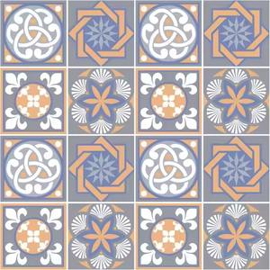 Carreaux de céramique de couleur personnalisée de style marocain 300x300mm intérieur en bois poli par fleur - Product Image 5