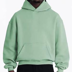 Sweat-shirts à capuche de qualité supérieure 470 GSM, 100% coton, coupe ample, fabricants, coupe ample, molleton de coton, sweat-shirt lourd à capuche - Product Image 3