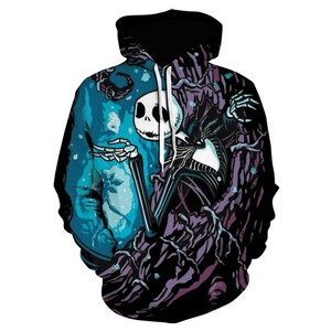 เสื้อมีฮู้ดสำหรับผู้ชายเสื้อมีฮู้ดพิมพ์ลายการ์ตูนมีกระเป๋า3D - Product Image 4