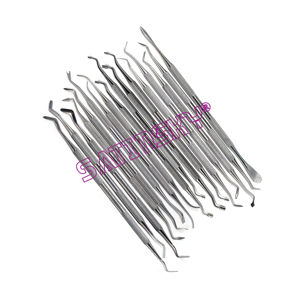 Juego de 10 Herramientas Manuales para Esculpir Cera Dental con Estuche, Herramientas de Escultura de Cerámica de Acero Inoxidable - Product Image 4
