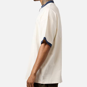 100% algodón camiseta de gran tamaño Streetwear Ringer tee Streetwear OEM camiseta - Product Image 1