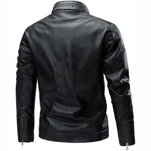Veste de moto en cuir de course automobile personnalisée avec col montant et logo avant imperméable et respirante pour l'extérieur unisexe - Product Image 2