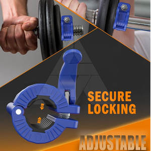 Collarín para Barra de Pesas de Nailon/Plástico Antideslizante de Alta Calidad Hecho en Pakistán, Colores Personalizados, Logotipo, Servicios OEM, Unisex, para Fitness en Todas las Estaciones - Product Image 3