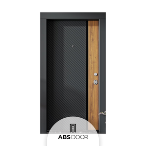 Puerta de Seguridad Antirrobo Moderna de Acero Inoxidable ABSDOOR YERDENIZ, Aislamiento Térmico y Acústico, Estructura Duradera, Hecho en Turquía - Product Image 1