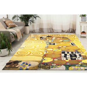 Tapis Gustav Klimt 'Le baiser' : reproduction artistique antidérapante, tapis en chenille - Product Image 3