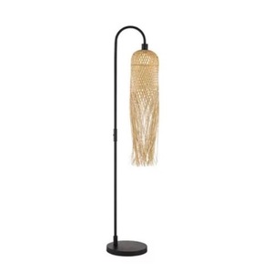 Lampe de table en rotin de style nordique, lampe décorative en bois doré, lampe de table en rotin, décoration de chambre à coucher, salon - Product Image 3