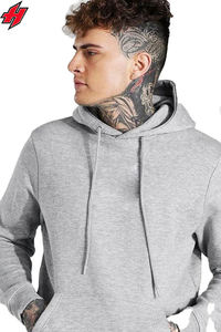 Unisex 100% algodón Heavyweight Jogger sudadera pantalones cortos Conjunto 2 Pc hombres entrenamiento Sudadera con capucha patrón impreso primavera dos piezas prendas de vestir exteriores - Product Image 2