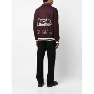 Vestes de baseball varsity en coton 100% de haute qualité avec broderie personnalisée, manches longues, vestes d'hiver pour hommes, en vente - Product Image 5