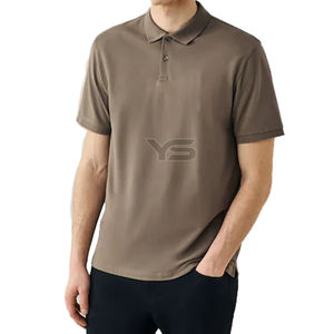 Jersey de Cultura de fiesta transpirable con logotipo bordado personalizado de secado rápido de tela mixta de LICRA de algodón informal para hombre - Product Image 5