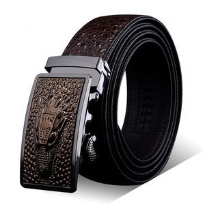 Classic Fashion <b>Genuine</b> <b>Leather</b> <b>Belt</b> for Men High Quality Men <b>Leather</b> Waist <b>Belt</b> | Business Casual Style with Custom Logo - Product Image 5