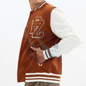 Veste universitaire pour homme, veste de baseball personnalisée en laine et cuir, veste vintage surdimensionnée, streetwear pour l'hiver et la mode - Product Image 6