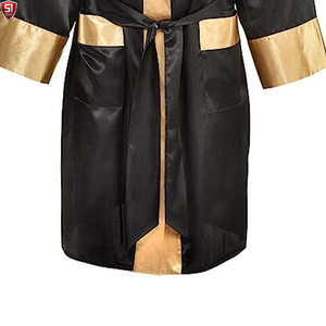 New Adult Men Boxing <b>Robe</b> <b>Satin</b> Customized Color & Logo High Quality Comfortable for MMA Fighting and Muay Thai - Product Image 3