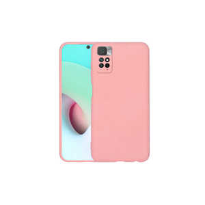 Netzy Premium Light Pink Silicone Protective <b>Case</b> for Xiaomi Redmi Note 11S Soft Touch Lansman Back Cover-Stylish INS Design - Product Image 1