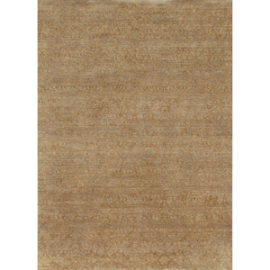Alfombras de Lana Anudadas a Mano en Color Beige Marrón con Diseño Floral-Abstracto para Sala de Estar, Pasillo, Entrada, Diseño Rectangular Tipo Rompecabezas SPR-521 - Product Image 1