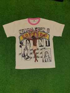 Camiseta Extra Grande de Algodón Grueso Personalizada para Hombre, Impresión DTG, Diseño Ajustado, Pedrería en una Camiseta Estampada para Hombre - Product Image 6