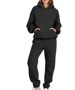 Conjunto Deportivo de Algodón de Alta Calidad Personalizado, con Media Cremallera, Talla Grande, Transpirable, Corto, para Mujer, Jacquard, Lavado Ácido, para Correr - Product Image 4