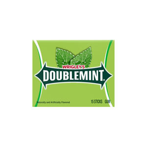 Enjoy the crisp mint flavor of Doublemint available for purchase in large bulk quantities - Product Image 6