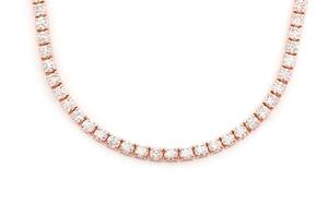 Collar de Cadena de Tenis con Diamantes Cultivados en Laboratorio de Corte Redondo, Joyería de Lujo, Certificado IGI, Mejor Precio al por Mayor, Cadena de Diamantes Personalizada - Product Image 4