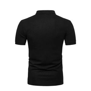 2025 Nueva camiseta Polo elegante para hombre, ropa informal ajustada, transpirable que absorbe la humedad para Polos cómodos para hombre - Product Image 3