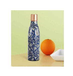 100% bouteille à boire en cuivre 100% bouteille d'eau en cuivre isolé pur imprimé pour boire meilleure vente vente - Product Image 4