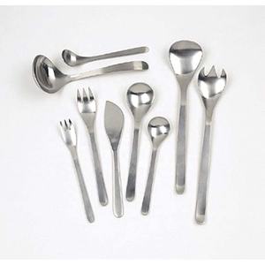 Muchos diseños de servidor de ensalada con mango de hoja de oro, cubiertos de acero inoxidable, juego de cubiertos de servidor de ensalada Chapado en plata, cucharón - Product Image 2