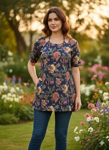 Kurtis y Túnicas Cortas de Algodón Mágico Premium para Uso Diario e Informal, para Mujer, Tallas Grandes Disponibles, Kurtis a Bajo Precio - Product Image 6