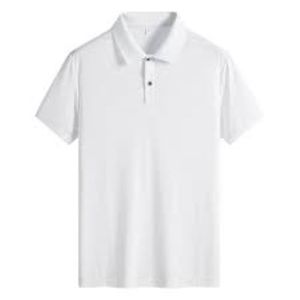 T-shirt polo en coton épais pour hommes Sérigraphie personnalisée grande taille Design vierge Prix de gros - Product Image 1