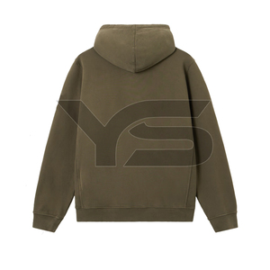 Sudadera con Capucha de Forro Polar y Algodón con Cierre para Hombre, Diseño Cortavientos, Transpirable y de Secado Rápido, Sudadera Personalizada - Product Image 2